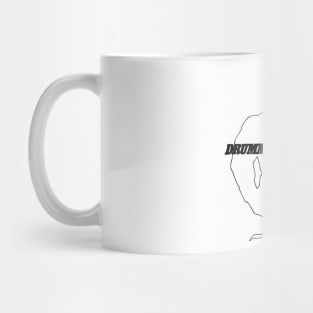 Mr Drummer Vintage Leather Retro LGBT Gay Mug